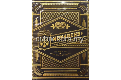 Bicycle Monarchs Spielkarten - Premium Poker-Karten In Navy Blau Mit Goldfolie